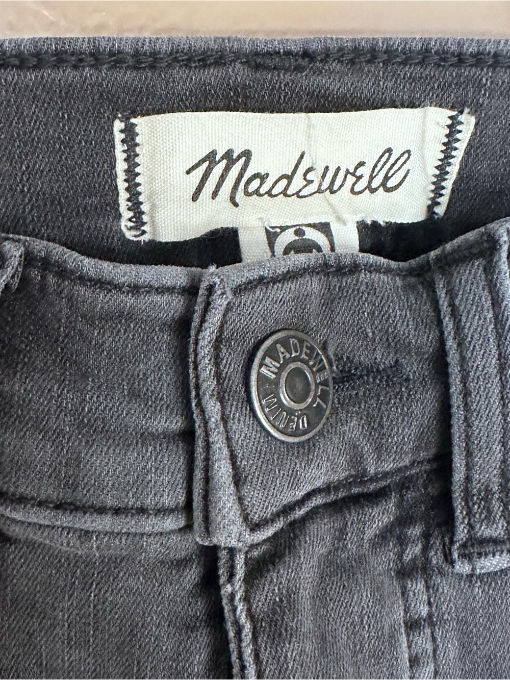 Madewell Flared Wide-Leg Crop Jeans Size 27 Black Chasm High Rise Nu006 View 3